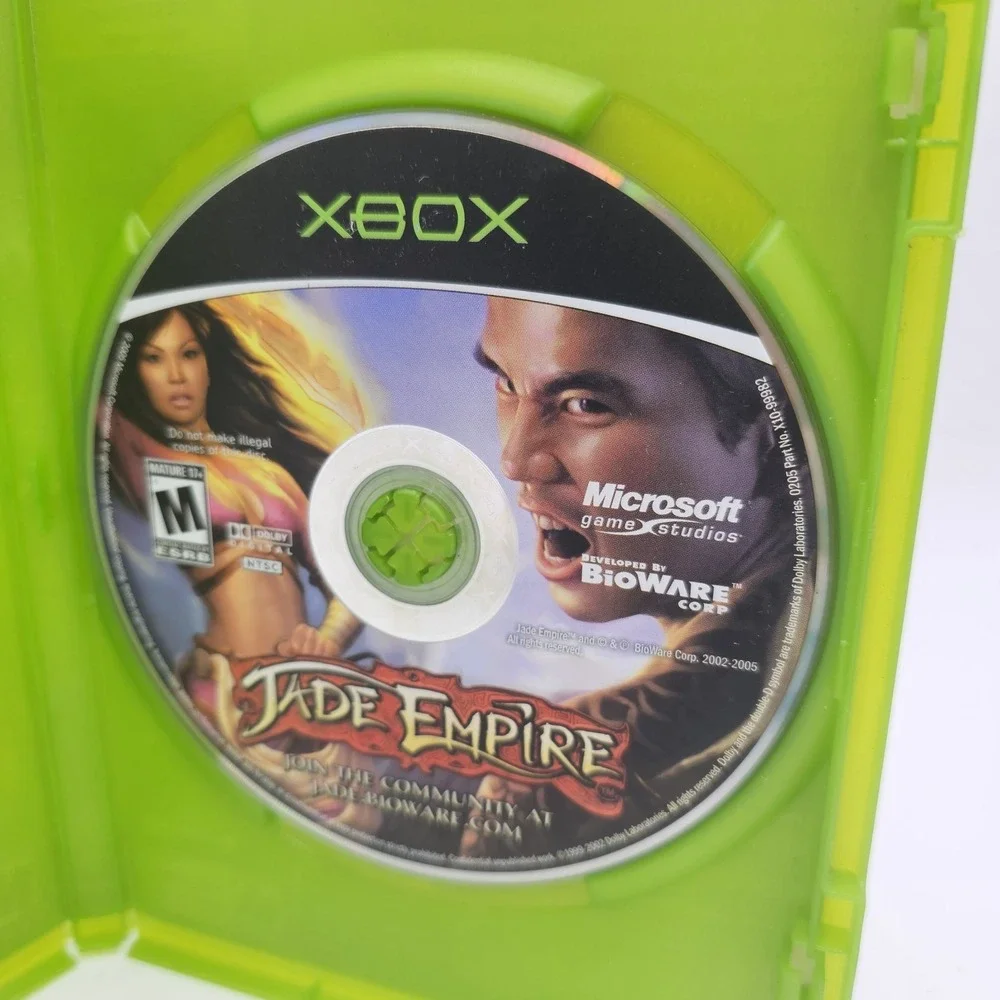 Jade Empire (Microsoft Xbox, 2005) Complete Case & Disc – Good Condition
